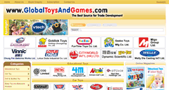 Desktop Screenshot of globaltoysandgames.com