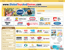 Tablet Screenshot of globaltoysandgames.com